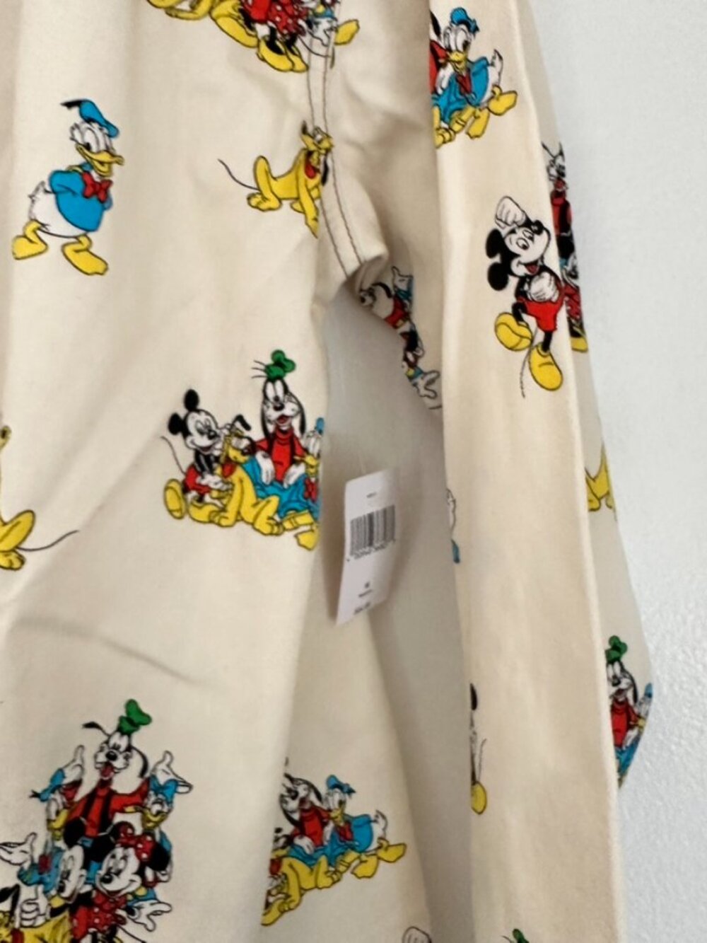 Disney Parks Mickey & Friends Print Long Sleeve Button Up Shirt Shacket NEW - Picture 6 of 8